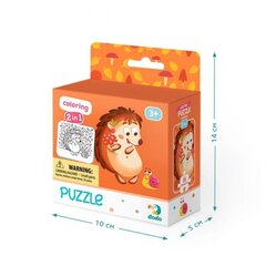 Dėlionė Ežiukas, 16 d kaina ir informacija | Dėlionės (puzzle) | pigu.lt