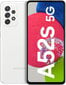 Samsung Galaxy A52s 5G, 128GB, Dual SIM, White цена и информация | Mobilieji telefonai | pigu.lt