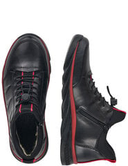 Туфли мужские Rieker, черные цена и информация | Мужские ботинки | pigu.lt