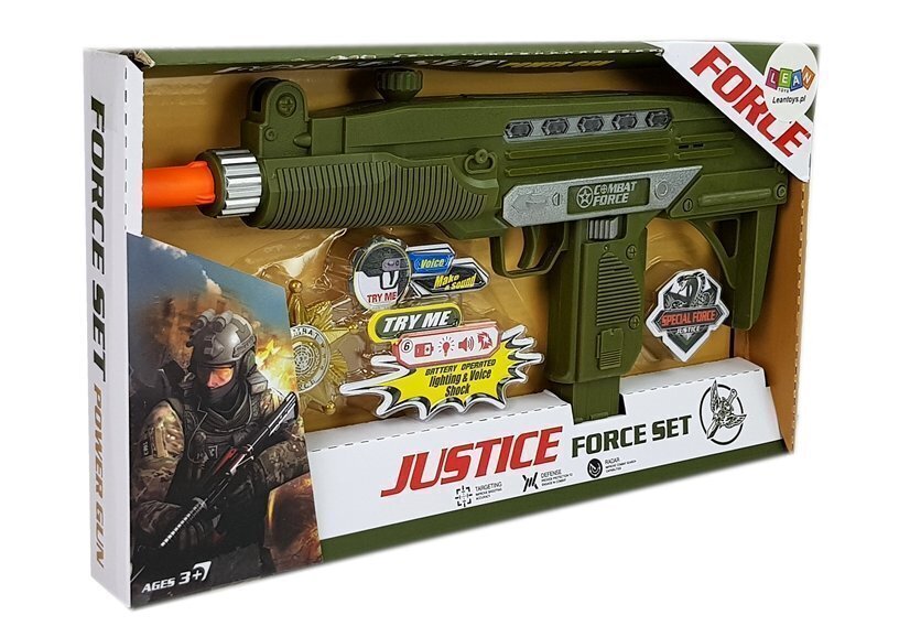 Karininko rinkinys su šautuvu, 37 cm kaina ir informacija | Žaislai berniukams | pigu.lt