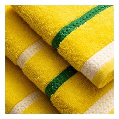 Набор полотенец Benetton, жёлтый (3шт) цена и информация | Полотенца | pigu.lt