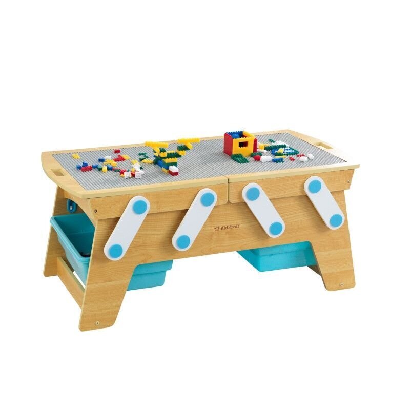Žaidimų stalas vaikams KidKraft Play N Store цена и информация | Vaikiškos kėdutės ir staliukai | pigu.lt