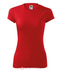 Marškinėliai moterims Adler Malfini Fantasy, raudoni kaina ir informacija | Marškinėliai moterims | pigu.lt