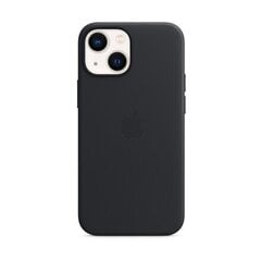 iPhone 13 mini Leather Case with MagSafe, Midnight kaina ir informacija | Telefono dėklai | pigu.lt