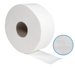 Туалетная бумага Amoos Mini Jumbo, 2-слойная, рулон 120м цена и информация | Туалетная бумага, бумажные полотенца | pigu.lt