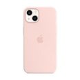 iPhone 13 Silicone Case with MagSafe, Chalk Pink