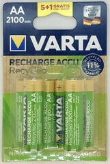 Elementai Varta 56816 AA 2100mAh 1,2V цена и информация | Батарейки | pigu.lt