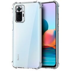 Противоударный чехол Fusion 1 мм Защитный силиконовый чехол для Xiaomi Redmi Note 10 Pro прозрачный цена и информация | Чехлы для телефонов | pigu.lt