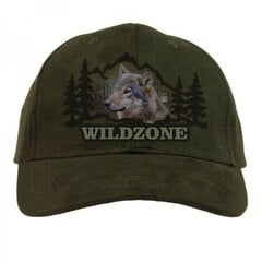 Kepurė su snapeliu su vilko atvaizdu Wildzone kaina ir informacija | Vyriški šalikai, kepurės, pirštinės | pigu.lt