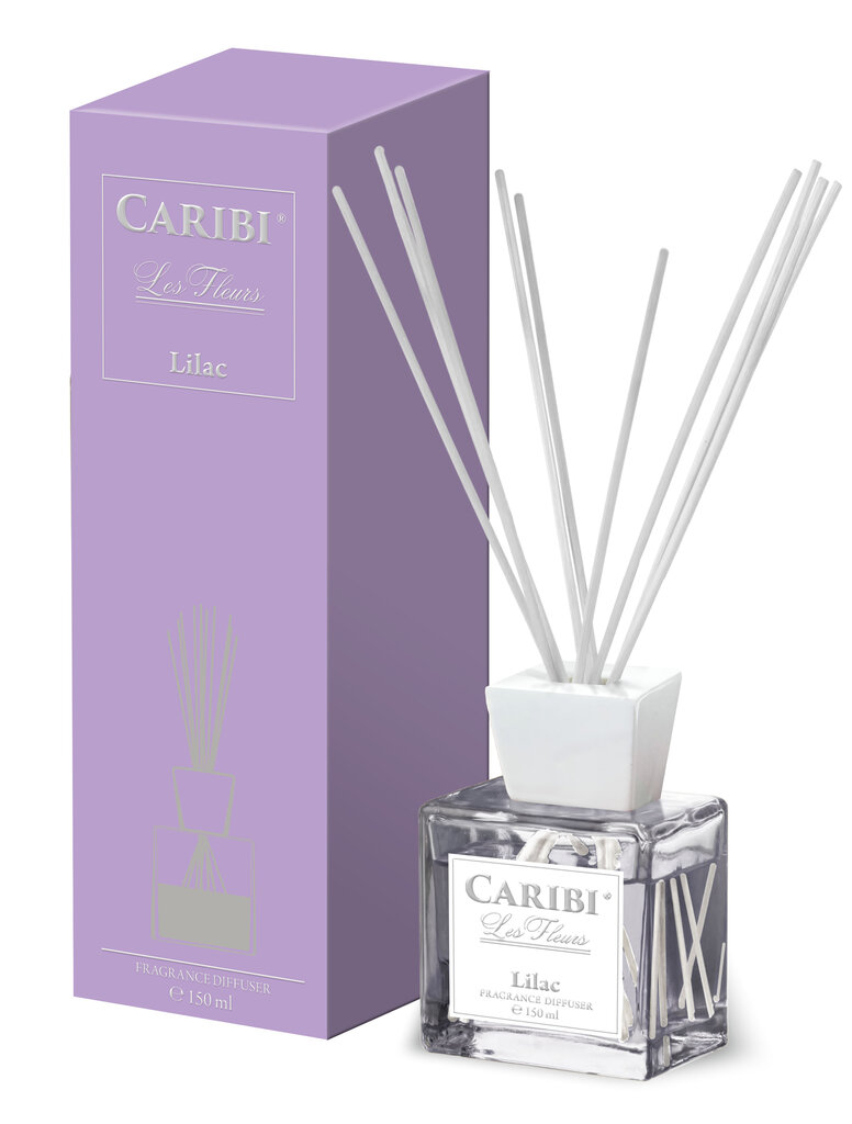 Namų kvapai su lazdelėmis Caribi Lilac, 150 ml kaina ir informacija | Namų kvapai | pigu.lt