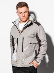 зимняя куртка C460 - бежевая цена и информация | Мужские куртки | pigu.lt