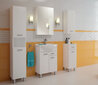 Aukšta vonios spintelė Defra MEA C30 207-C-03003, 2 durų, balta kaina ir informacija | Vonios spintelės | pigu.lt