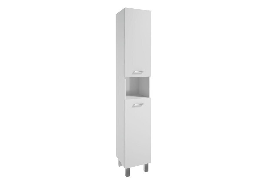 Aukšta vonios spintelė Defra MEA C30 207-C-03003, 2 durų, balta цена и информация | Vonios spintelės | pigu.lt