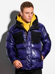 зимняя куртка c457 - фиолетовая цена и информация | Мужские куртки | pigu.lt