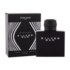 Туалетная вода Jeanne Arthes Silver Man EDT для мужчин 100 мл цена и информация | Мужские духи | pigu.lt