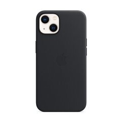 iPhone 13 Leather Case with MagSafe, Midnight kaina ir informacija | Telefono dėklai | pigu.lt