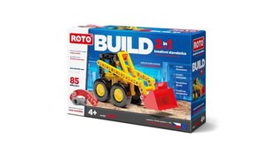 Конструктор ROTO BUILD 2in1 (строительный трактор) - 85 деталей цена и информация | Конструкторы и кубики | pigu.lt