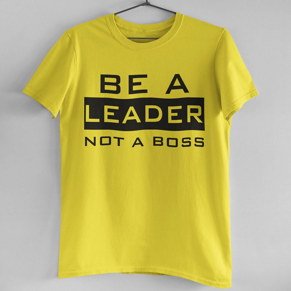 Marškinėliai "Be a leader" цена и информация | Originalūs marškinėliai | pigu.lt