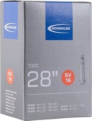 Plento dviračio kamera Schwalbe SV16 (28-622/32-630) цена и информация | Покрышки, шины для велосипеда | pigu.lt