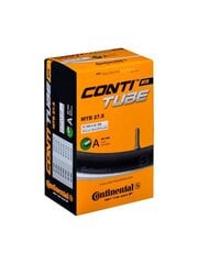 Kamera Continental MTB 27,5" 0 A40, juoda kaina ir informacija | Dviračių kameros ir padangos | pigu.lt