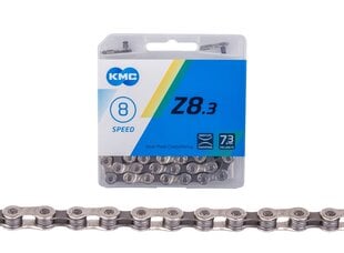 Grandinė KMC Z8.3 Silver Grey 6-8 pavarų,116L kaina ir informacija | Kitos dviračių dalys | pigu.lt