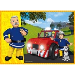 Набор из 4 головоломок "Пожарник Сэм" Trefl цена и информация | Пазлы | pigu.lt