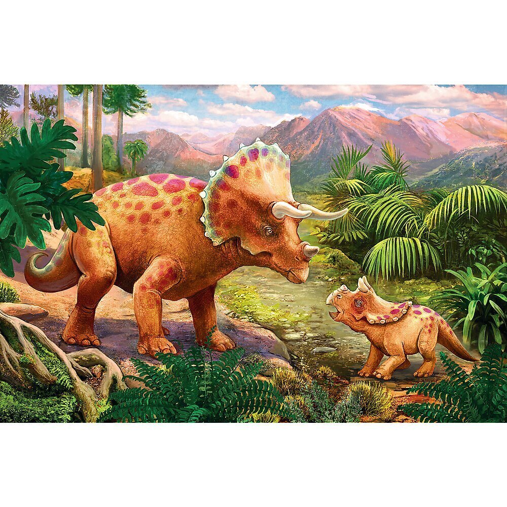 Mini dėlionė „Dinozaurai“ Trefl, 54 d. kaina ir informacija | Dėlionės (puzzle) | pigu.lt