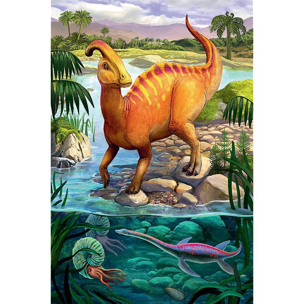 Mini dėlionė „Dinozaurai“ Trefl, 54 d. kaina ir informacija | Dėlionės (puzzle) | pigu.lt