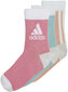 Kojinės moterims Adidas Lk Ankle S 3pp Pink Orange Blue H16376, 3 vnt. kaina ir informacija | Moteriškos kojinės | pigu.lt