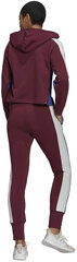 Спортивный костюм для взрослых Adidas Victory, темно-красный цена и информация | Спортивная одежда для женщин | pigu.lt