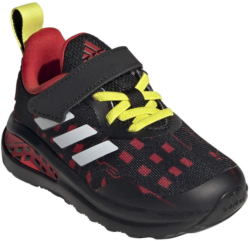 Sportiniai bateliai vaikams Adidas FortaRun Superhero Red Black H68114, juodi kaina ir informacija | Sportiniai batai vaikams | pigu.lt