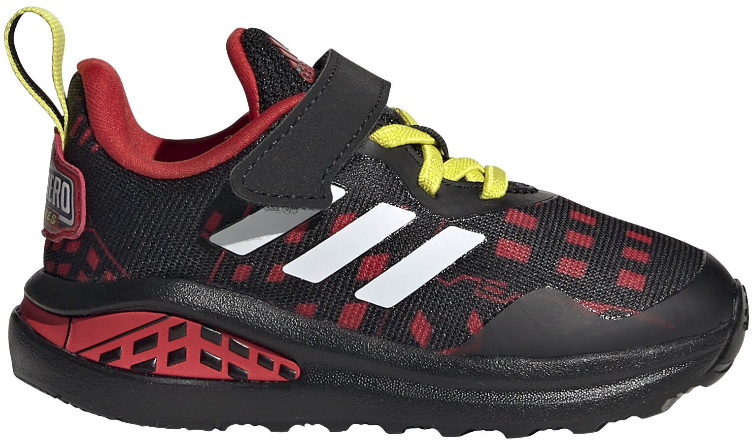 Sportiniai bateliai vaikams Adidas FortaRun Superhero Red Black H68114, juodi kaina ir informacija | Sportiniai batai vaikams | pigu.lt