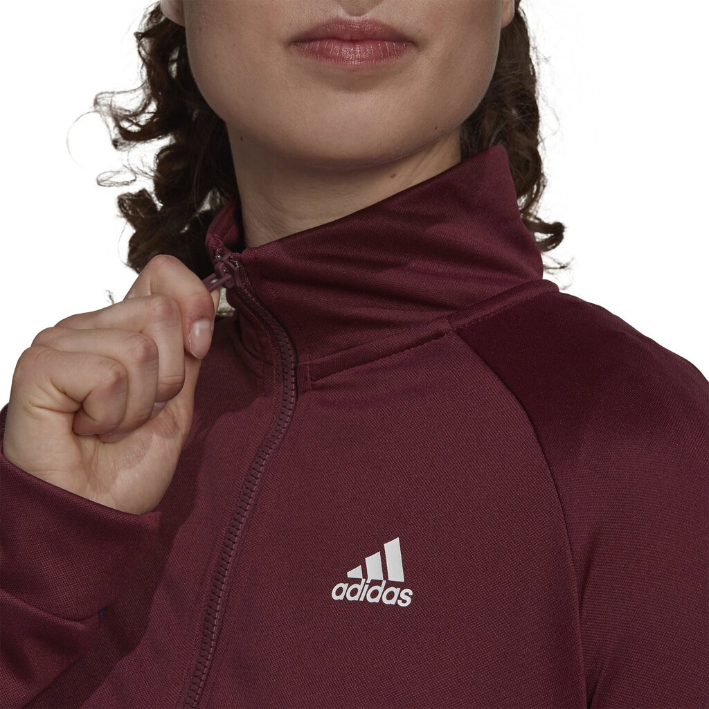 Sportinis kostiumas moterims Adidas W Teamsports Ts Burgundy H24122, raudonas kaina ir informacija | Sportinė apranga moterims | pigu.lt