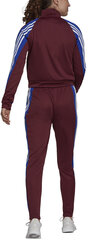 Sportinis kostiumas moterims Adidas W Teamsports Ts Burgundy H24122, raudonas kaina ir informacija | Sportinė apranga moterims | pigu.lt