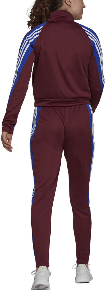 Sportinis kostiumas moterims Adidas W Teamsports Ts Burgundy H24122, raudonas kaina ir informacija | Sportinė apranga moterims | pigu.lt