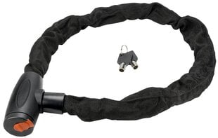 Dviračio užraktas Azimut Chain 8x900 mm, juodas цена и информация | Замки для велосипеда | pigu.lt