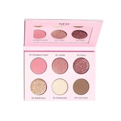 Палетка теней для век Neo Make Up Eyeshadow Palette Rose, 9 г цена и информация | Тушь, средства для роста ресниц, тени для век, карандаши для глаз | pigu.lt