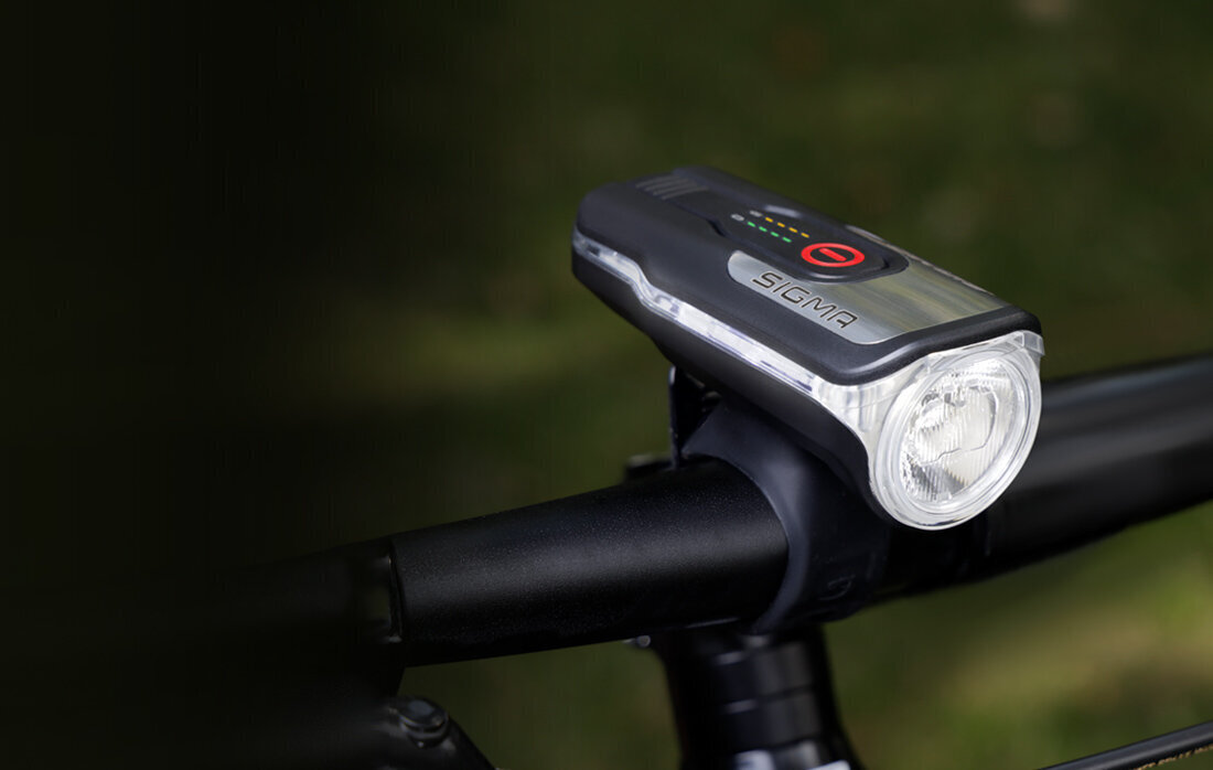 Priekinis žibintas Sigma Aura 80 USB kaina ir informacija | Žibintai ir atšvaitai dviračiams | pigu.lt