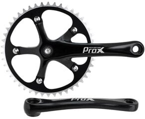 Priekinis žvaigždžių blokas ProX Fix Bike Alu 1-speed 46T kaina ir informacija | Kitos dviračių dalys | pigu.lt