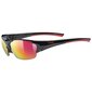 Sportiniai akiniai Uvex Blaze III, juodi/raudoni цена и информация | Sportiniai akiniai | pigu.lt