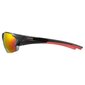 Sportiniai akiniai Uvex Blaze III, juodi/raudoni kaina ir informacija | Sportiniai akiniai | pigu.lt