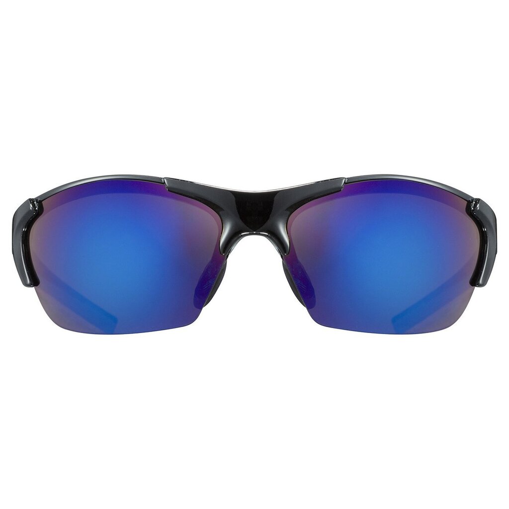 Sportiniai akiniai Uvex Blaze III, juodi/mėlyni kaina ir informacija | Sportiniai akiniai | pigu.lt