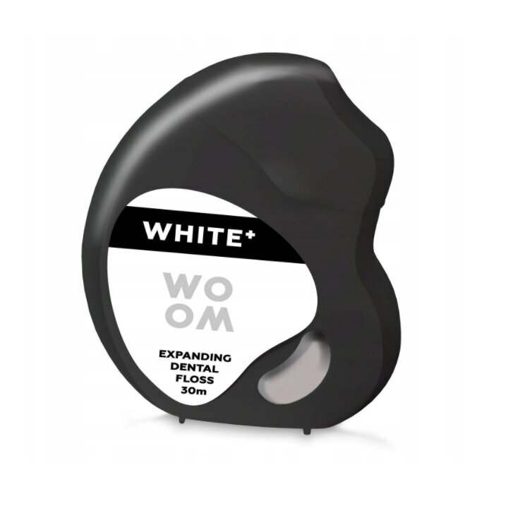 Dantų siūlas Woom White Expanding Dental Floss, 30 m kaina ir informacija | Dantų šepetėliai, pastos | pigu.lt