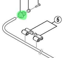 Diskinių stabdžių žarnelės tvirtinimo varžtas Shimano SM-BH90 flange цена и информация | Другие запчасти для велосипеда | pigu.lt