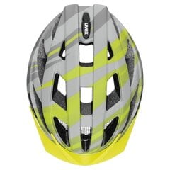 Велосипедный шлем Uvex Air Wing cc, серый/зеленый цена и информация | Шлемы | pigu.lt