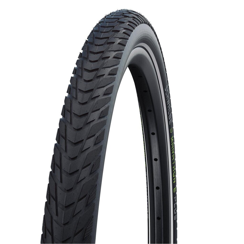 Padanga 28" Schwalbe Marathon E-Plus HS 498, juoda kaina ir informacija | Dviračių kameros ir padangos | pigu.lt