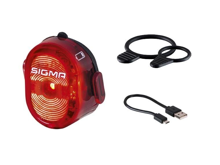 Apšvietimo komplektas Sigma Aura 45 + Nugget II USB kaina ir informacija | Žibintai ir atšvaitai dviračiams | pigu.lt