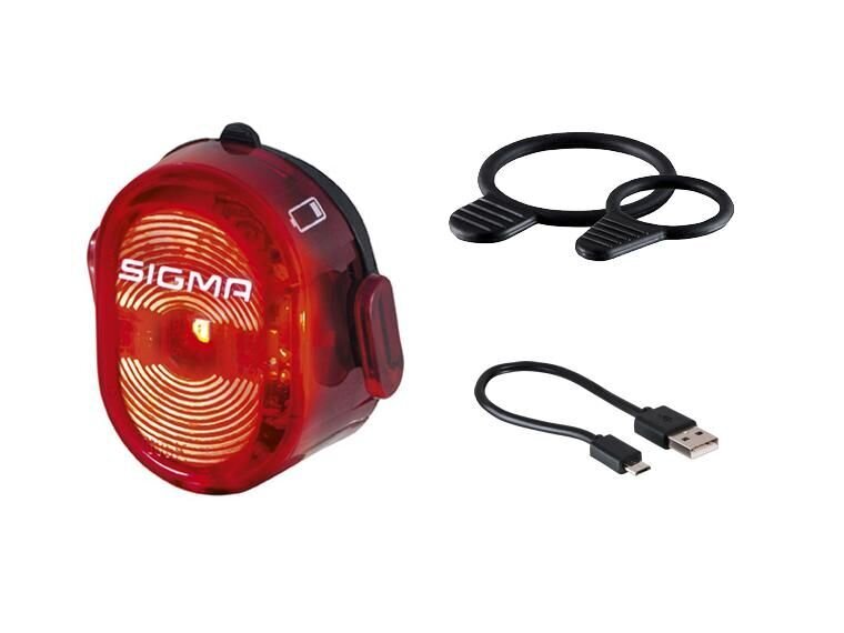 Dviračio žibintų komplektas, SIGMA Aura 80 + Nugget II USB цена и информация | Žibintai ir atšvaitai dviračiams | pigu.lt