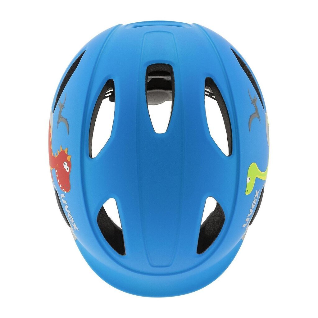 Vaikiškas dviratininko šalmas Uvex Oyo Style Dino blue, mėlynas kaina ir informacija | Šalmai | pigu.lt