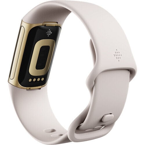 Fitbit Charge 5 Lunar White/Soft Gold FB421GLWT цена и информация | Išmaniosios apyrankės (fitness tracker) | pigu.lt